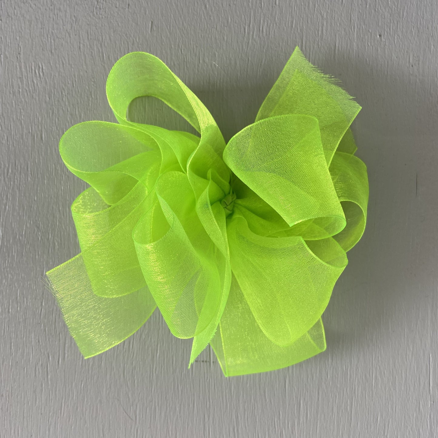 Sheer Bow, Large, Citrus