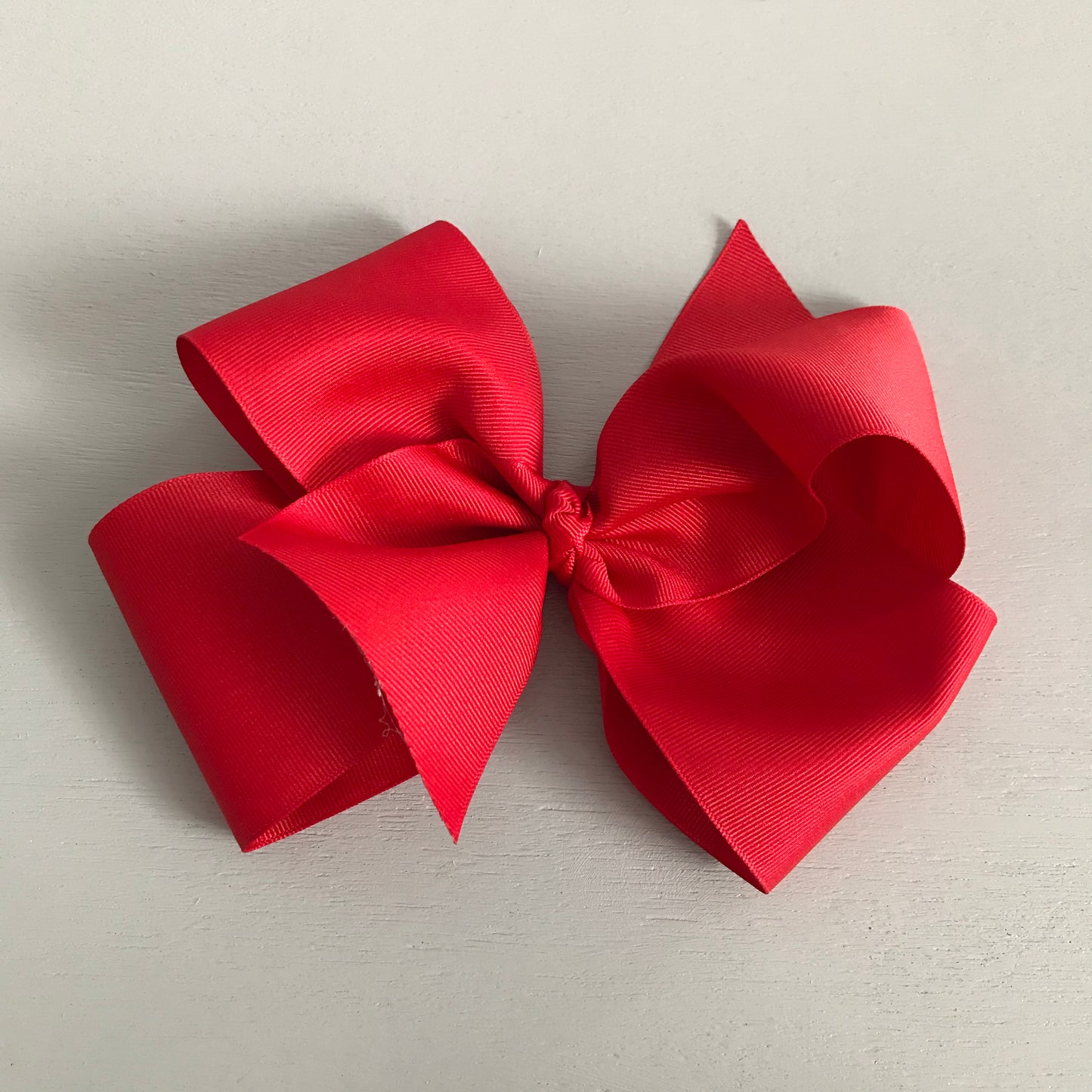 Single Grosgrain Bow, Red