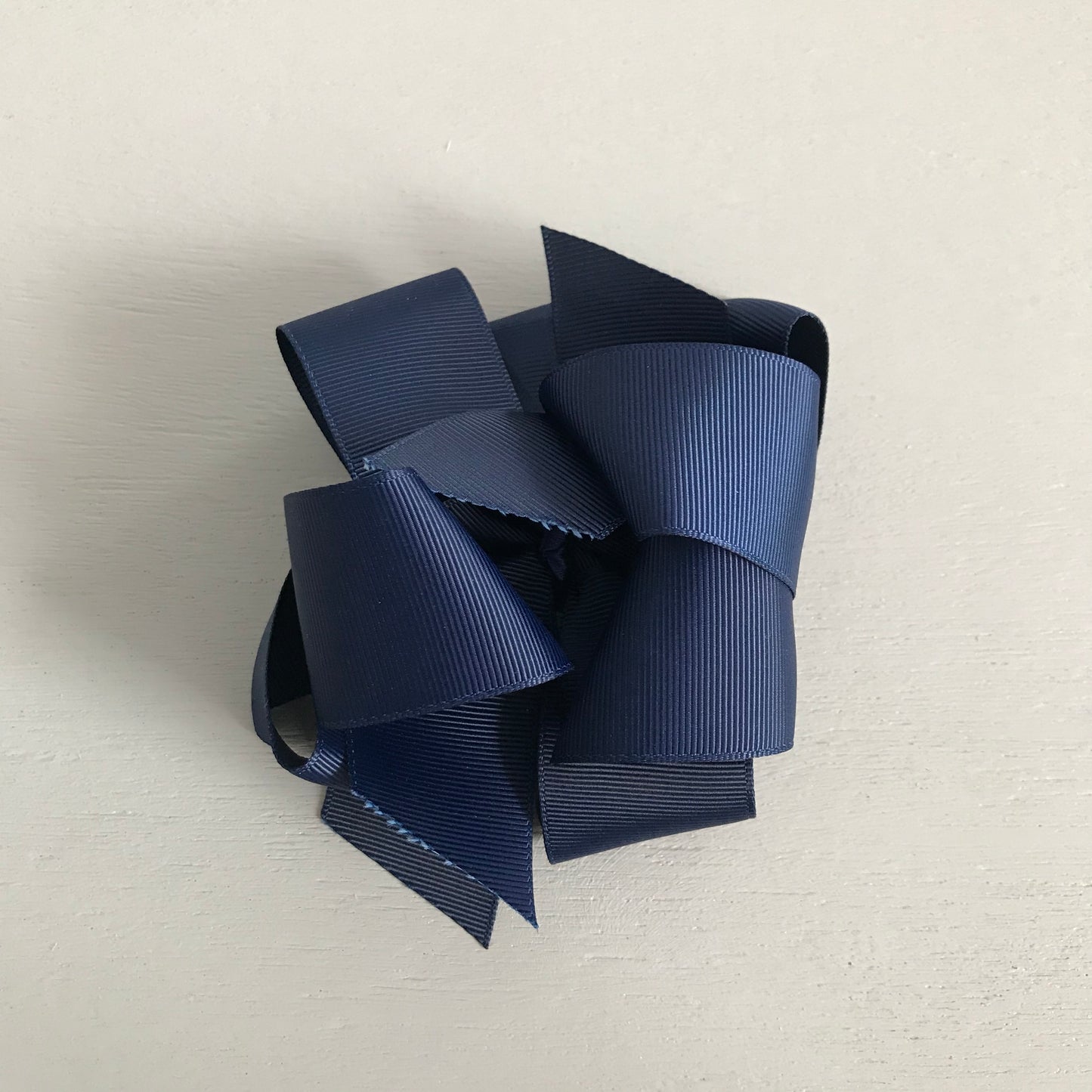 Grosgrain Bow, Large, Navy