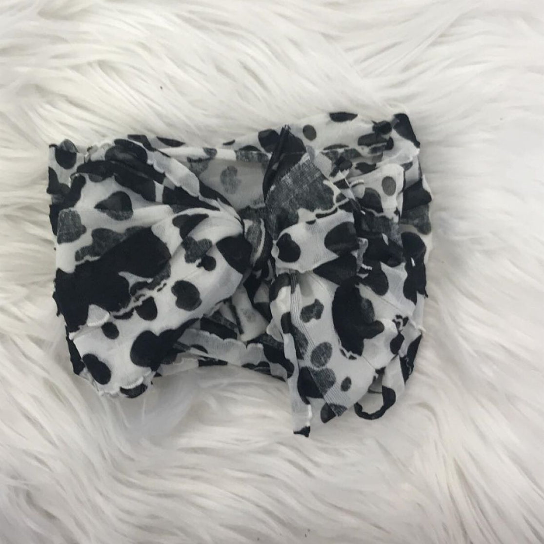 Ruffle Headwrap Moo