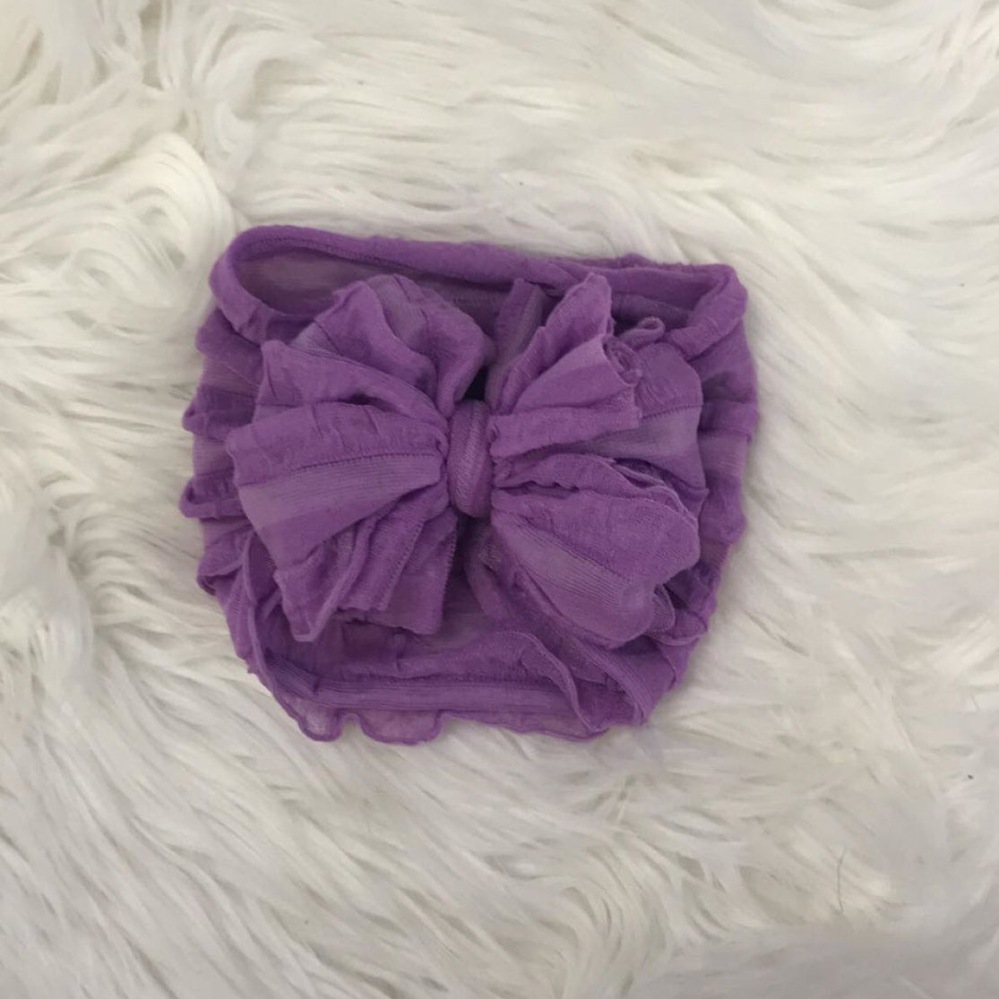Ruffle Headwrap Orchid