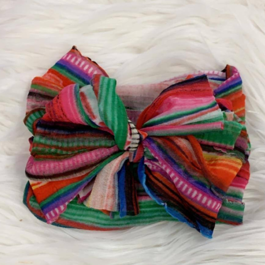 Ruffle Headwrap Serape