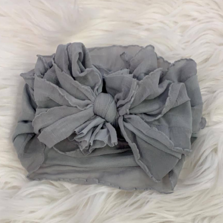 Ruffle Headwrap Sterling