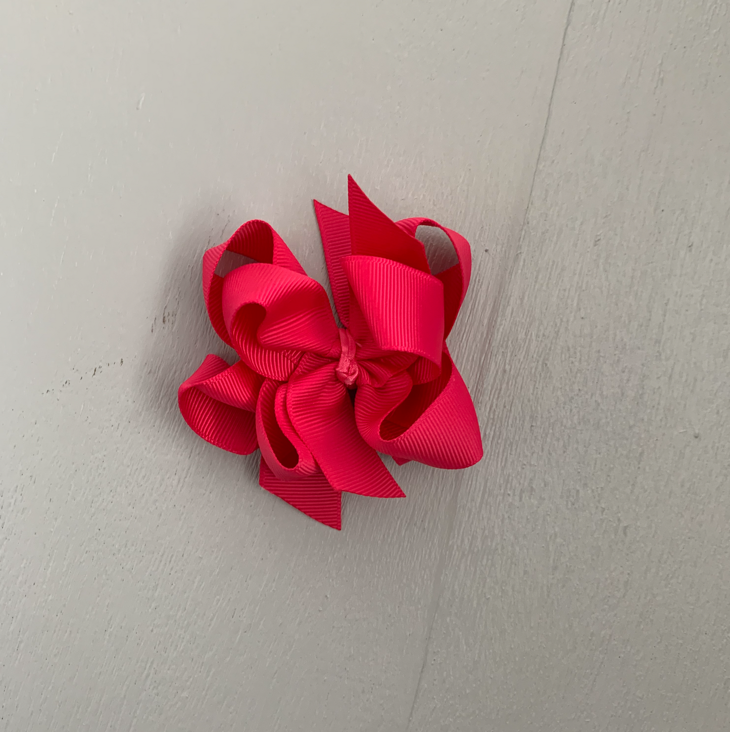 Grosgrain Bow,Small, Shocking Pink
