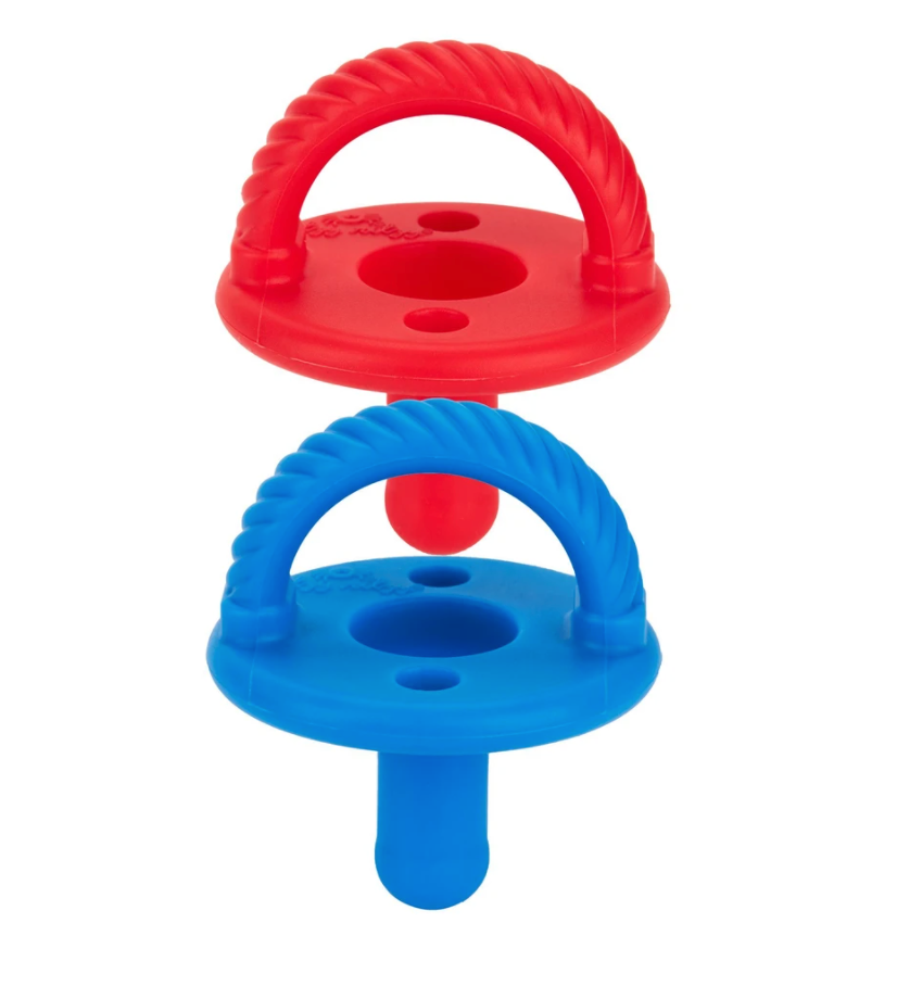Sweetie Soother Pacifier Hero Red/Hero Blue