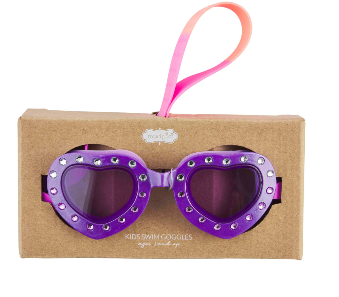 Mud Pie Purple Heart Goggles