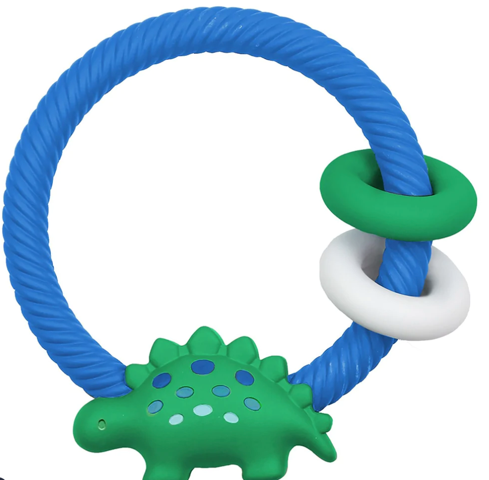 Silicone Rattles Dino