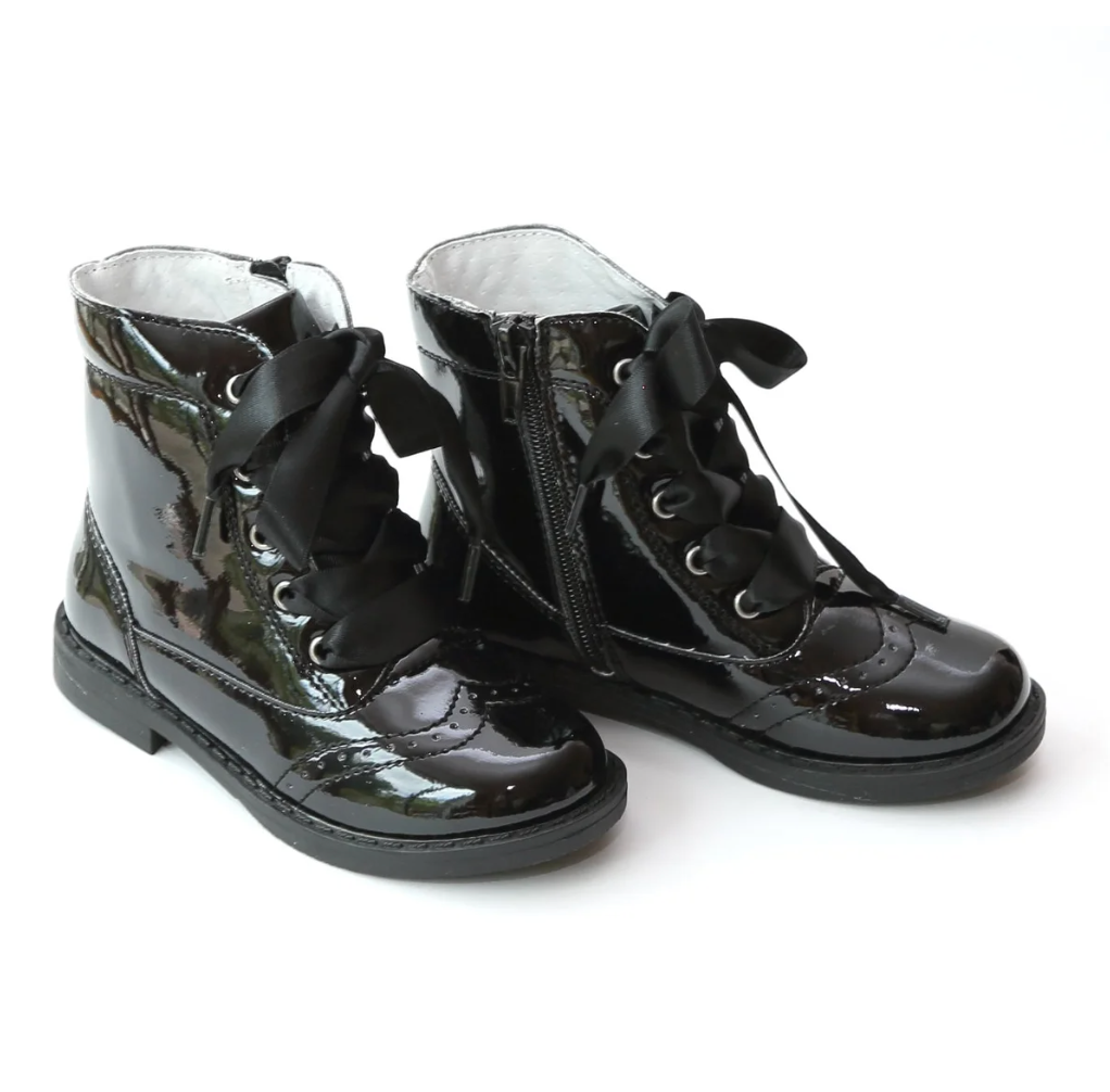 Josephine Scalloped Boot | Black