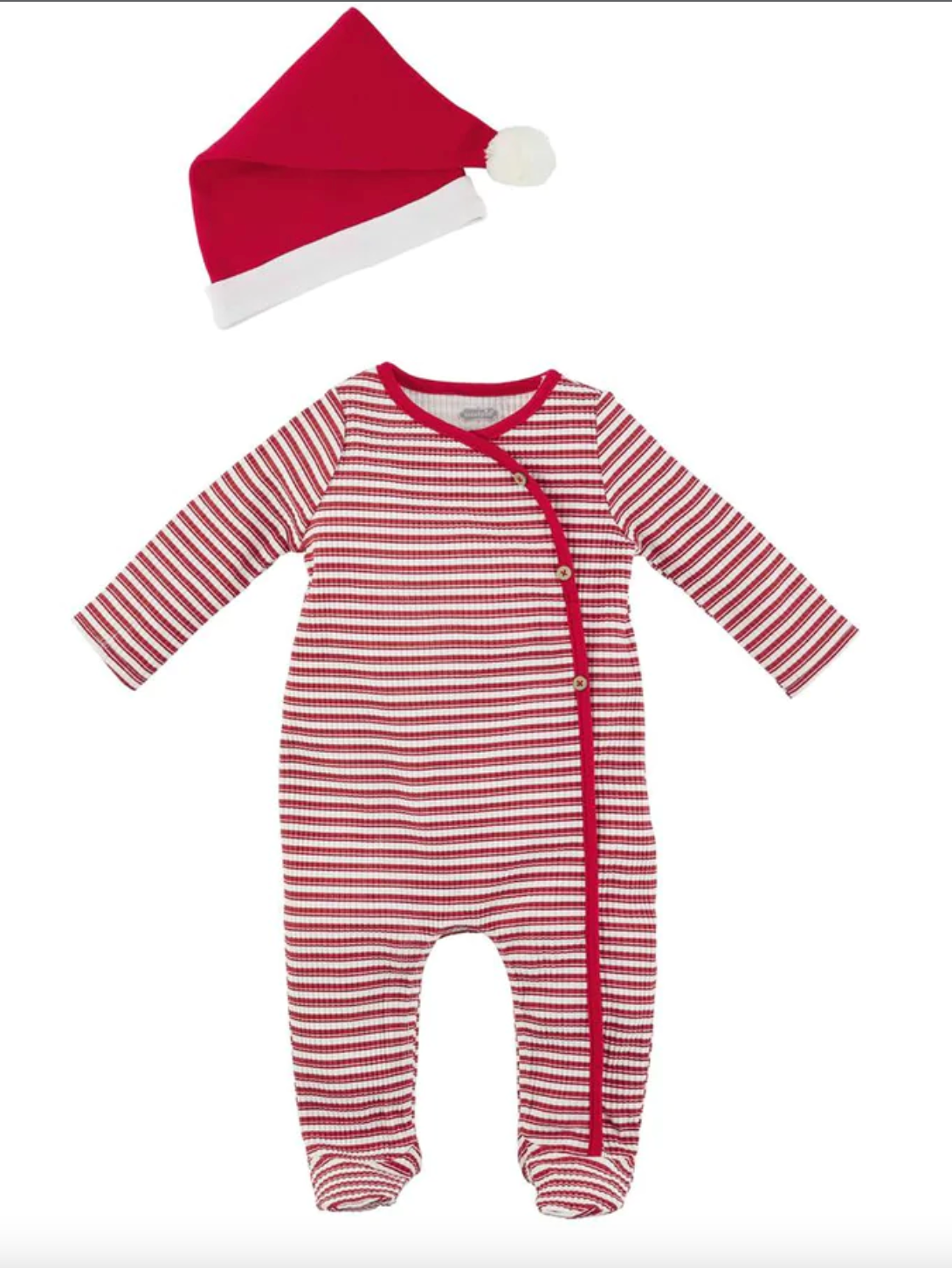 Ribbed Sleeper & Santa Hat
