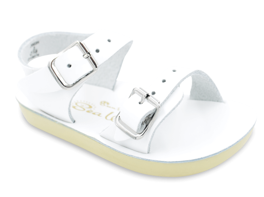 Saltwater Sandals White