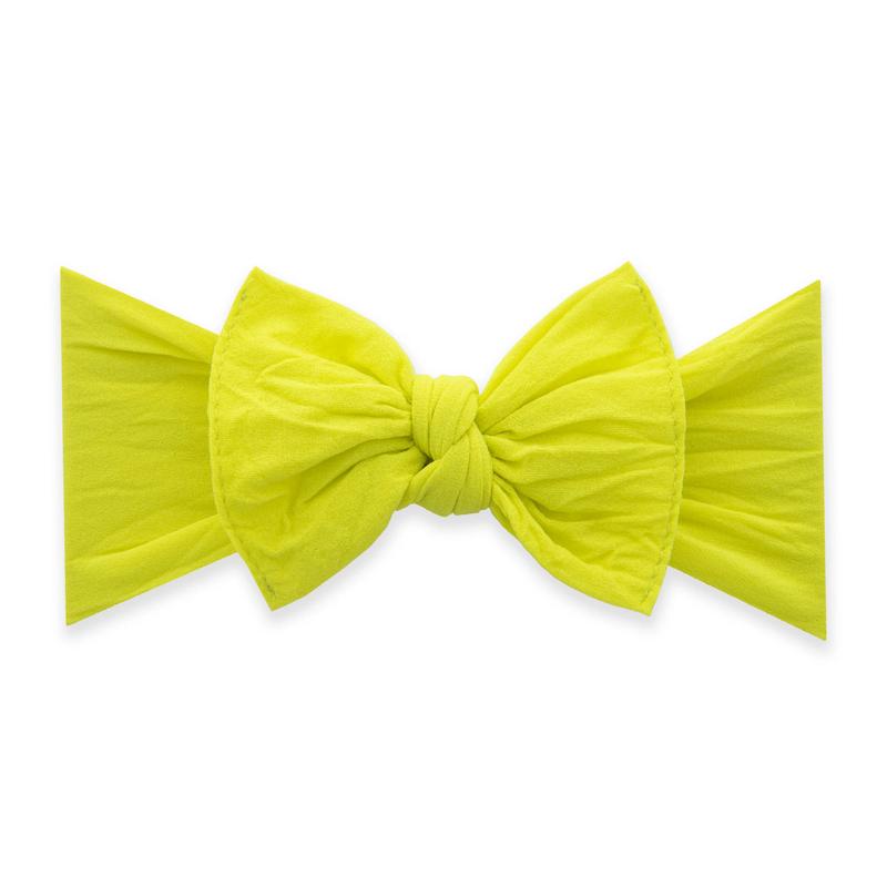 Solid Knot Headband Neon Yellow