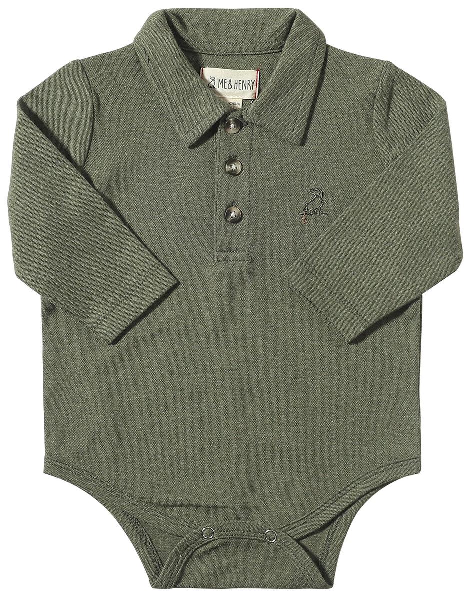 Seymour Pique Polo Onsie | Sage