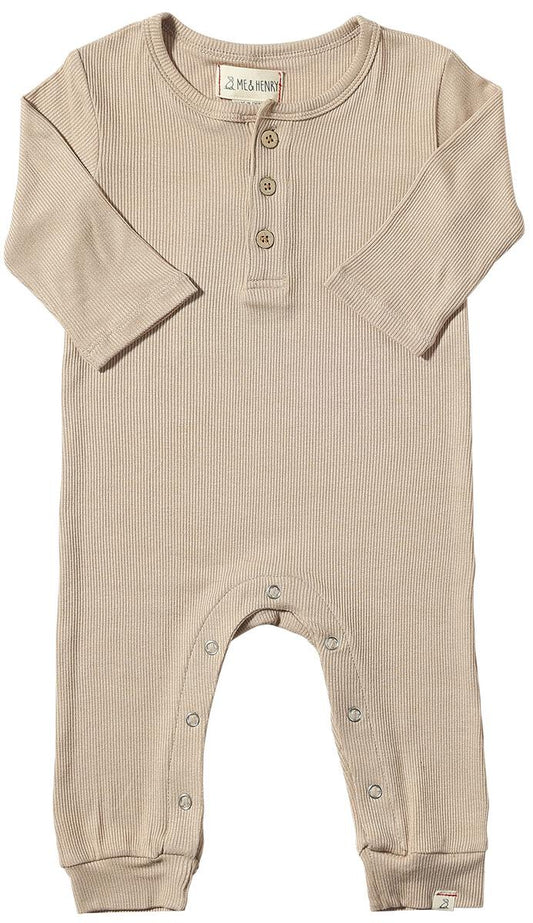 Mason Ribbon Romper | Beige