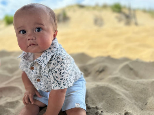 Helford Onesie | Navy Floral