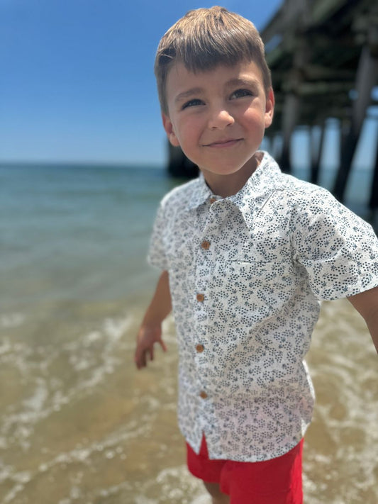 Newport Shirt | Navy Floral