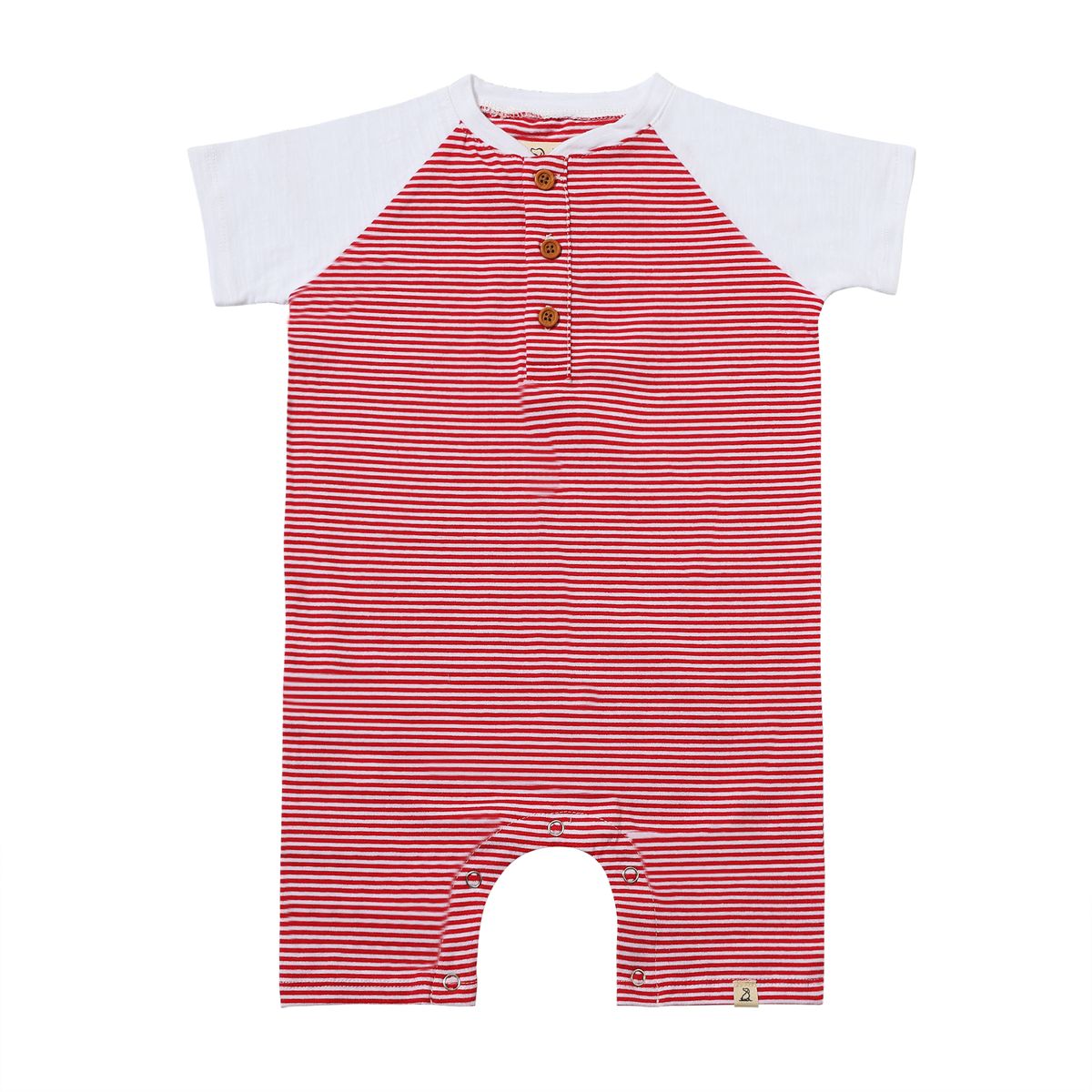 Afloat Romper | Red Stripe