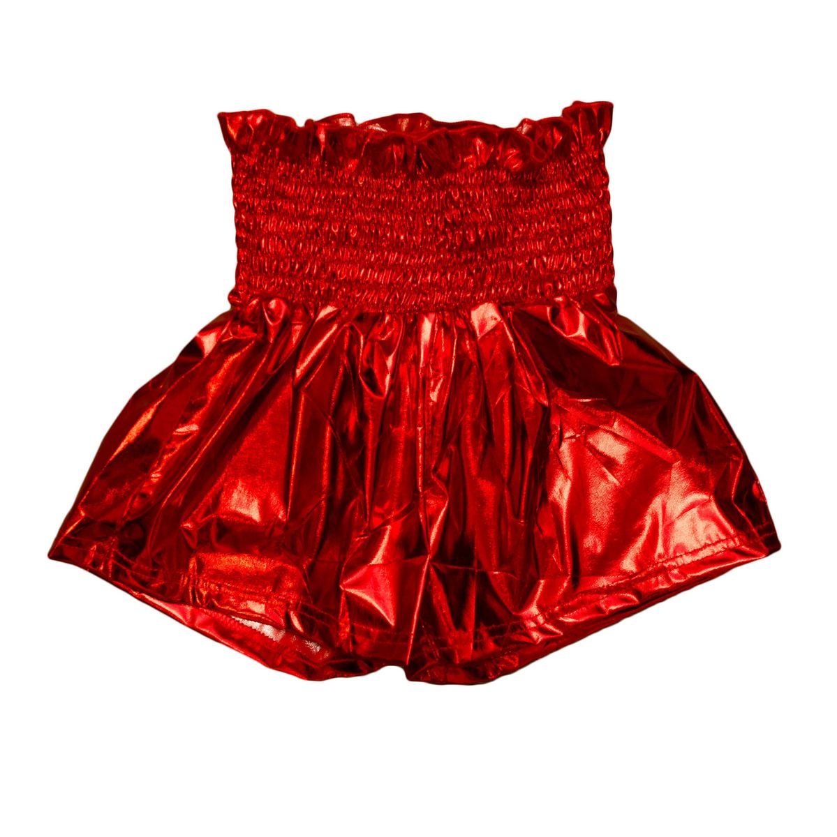 Metallic Shorts | Red