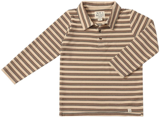 Spencer Polo | Beige/Brown