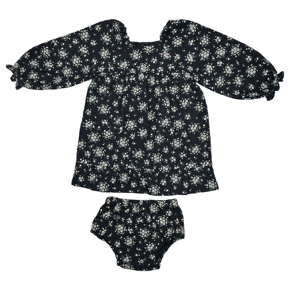 Caroline Dress | Black Floral