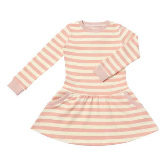 Lara Dress | Pink Stripe
