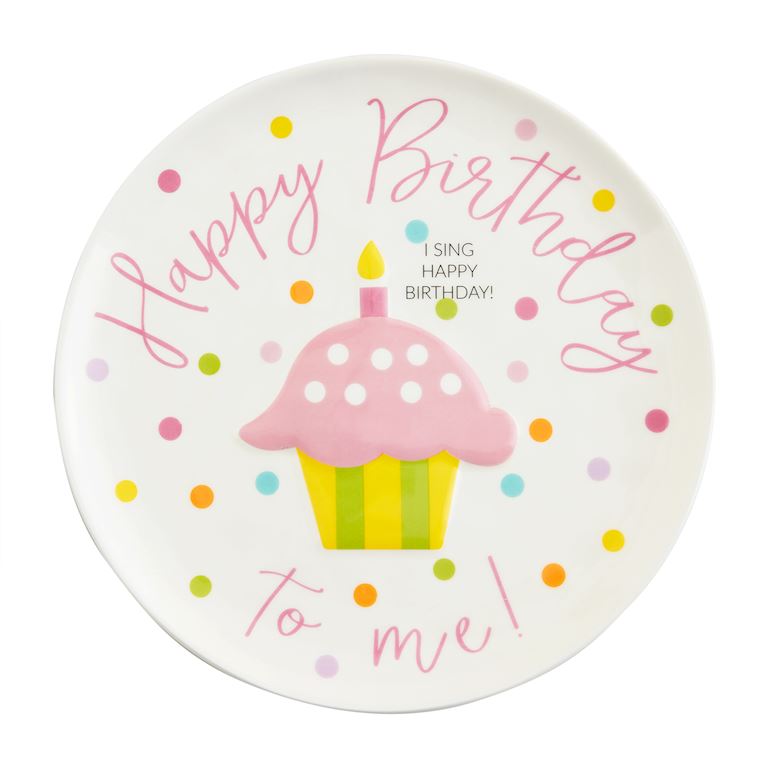 Birthday Singing Plate | Girl