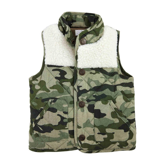 Camo Sherpa Vest