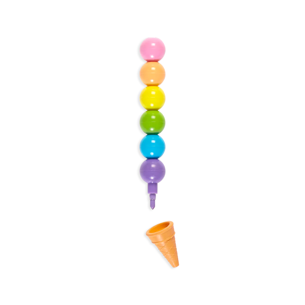 Rainbow Scoops Stacking Crayons