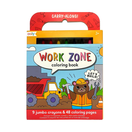 Carry-Along Coloring Book | Work Zone