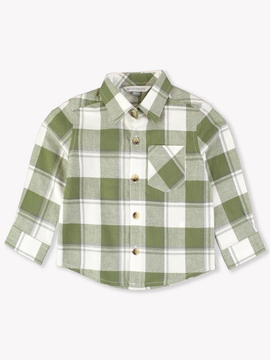 Flannel | Olive Plaid