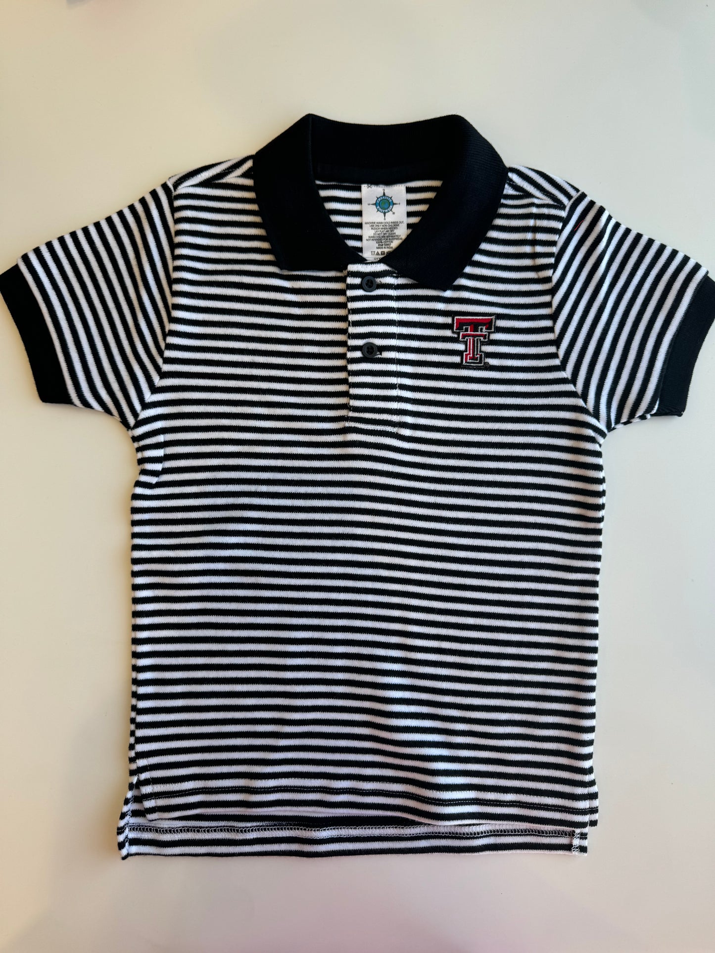 TT Polo Shirt | Black Stripe