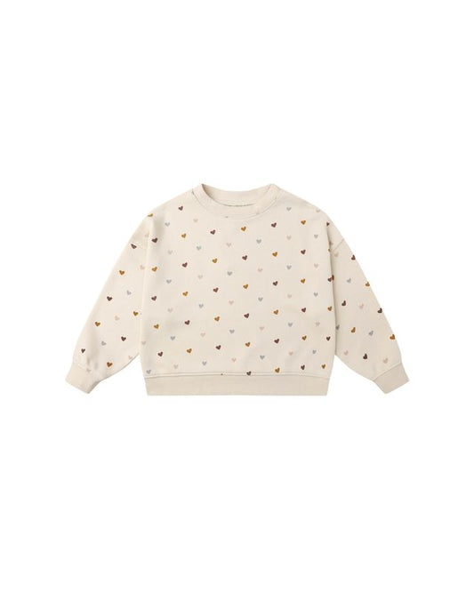 Boxy Pullover | Hearts
