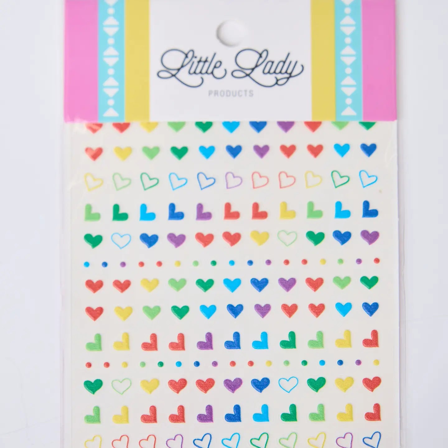 Nail Stickers | Rainbow Hearts