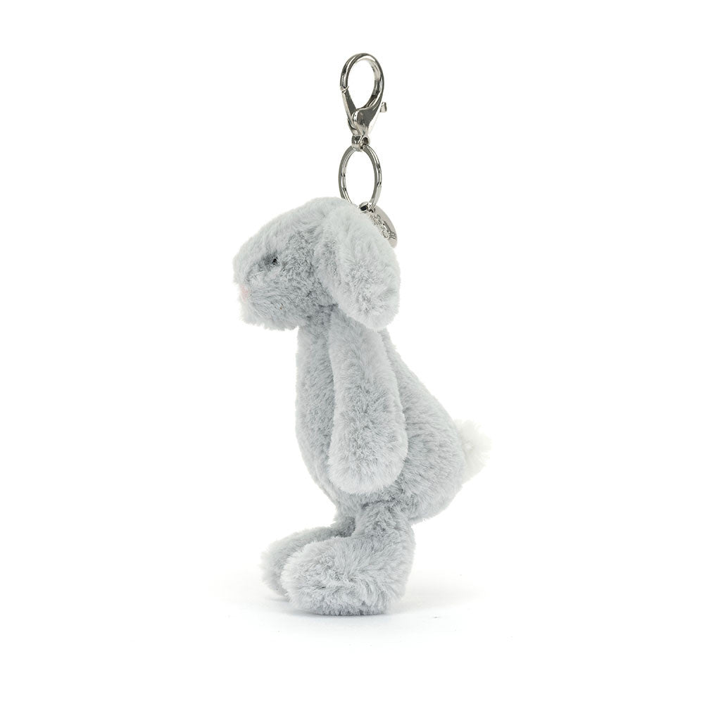 Bashful Silver Bunny Bag Charm