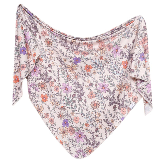 Flora Knit Blanket