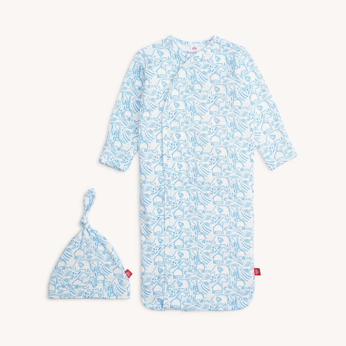 Blue Herds of A Feather | Gown + Hat