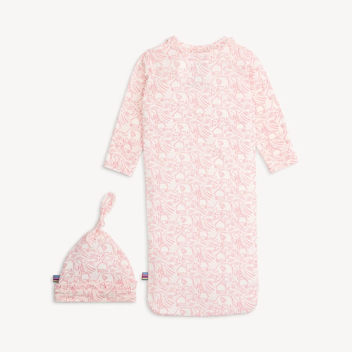 Pink Herds of A Feather | Gown + Hat