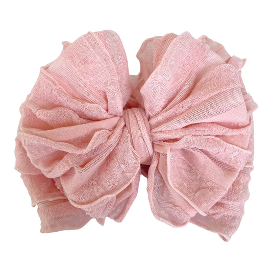 Ruffle Headwrap Paris pink