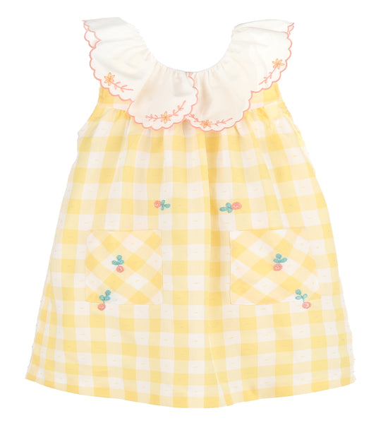 Citrus Blooms Dress | Yellow