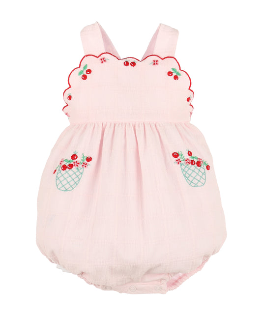 Summer Berries Sunsuit | Pink