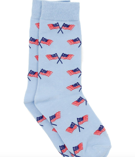 Lucky Duck Socks | Freedom Flag