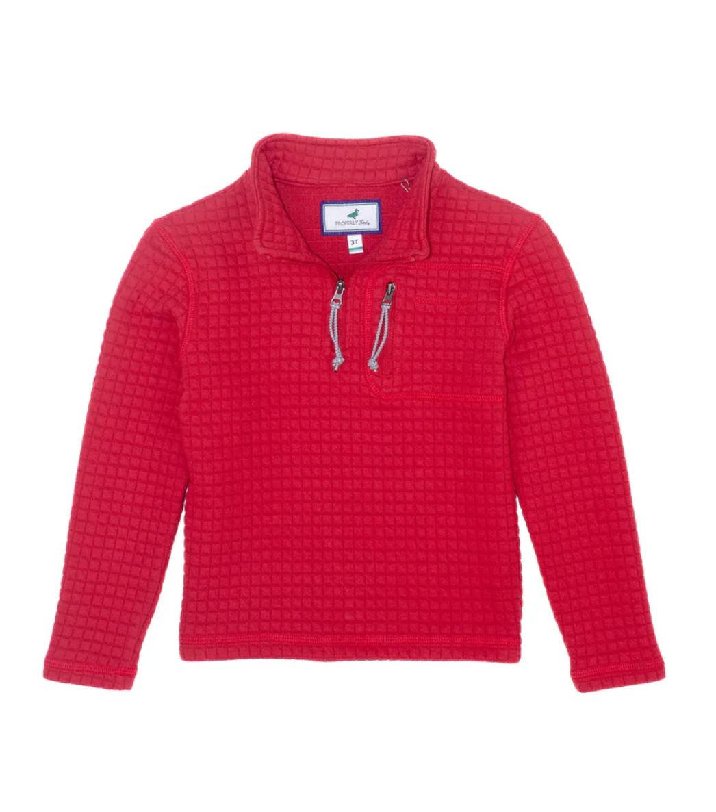 Delta Pullover | True Red