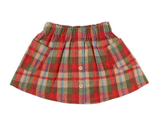 Jaycee Skirt | Autumn Plaid