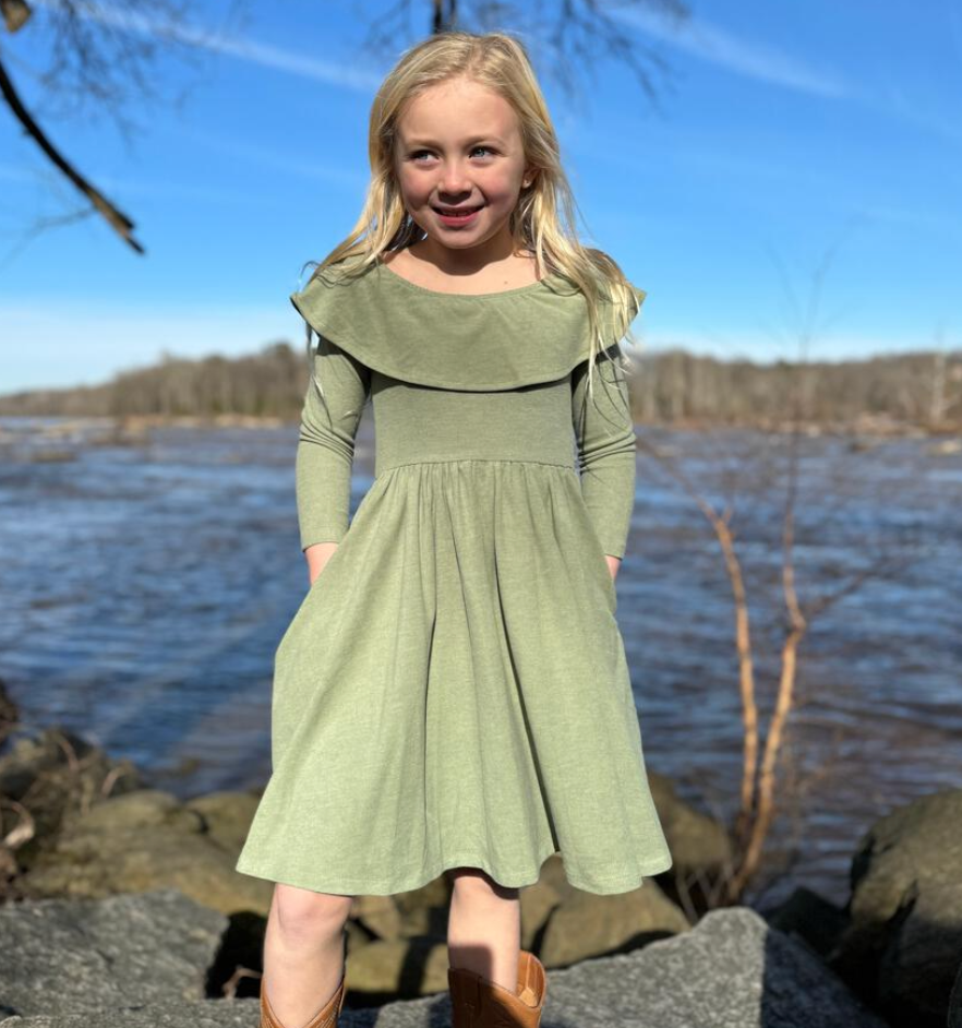 Maelle Dress | Olive