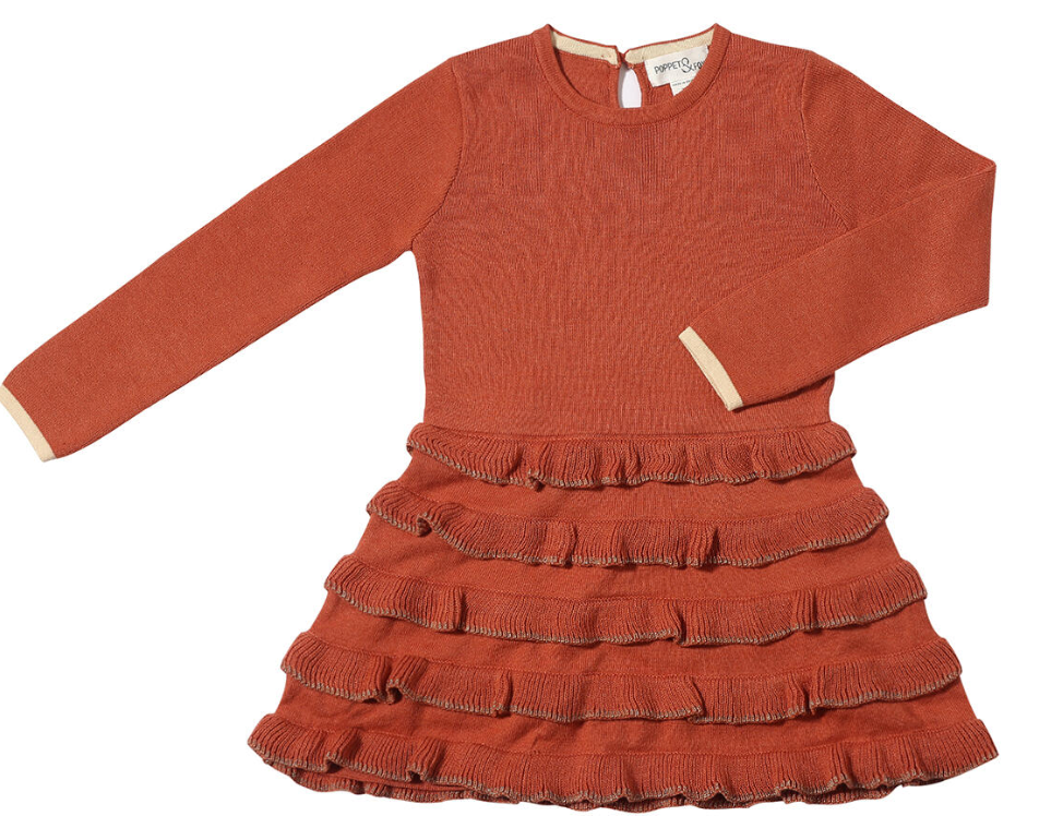 Arthie Dress | Pumpkin Knit