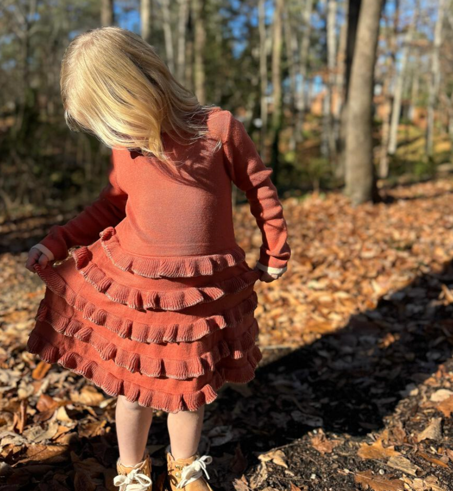 Arthie Dress | Pumpkin Knit