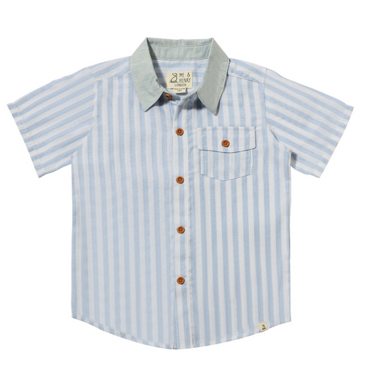 Newport Shirt | Blue/white Stripe