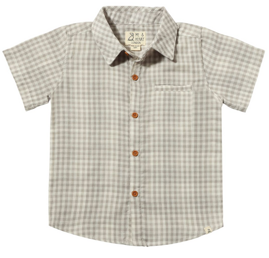 Newport Shirt | Grey/White Plaid