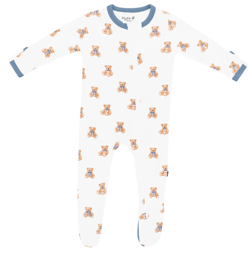 Footie w/Zip | Teddy Bear