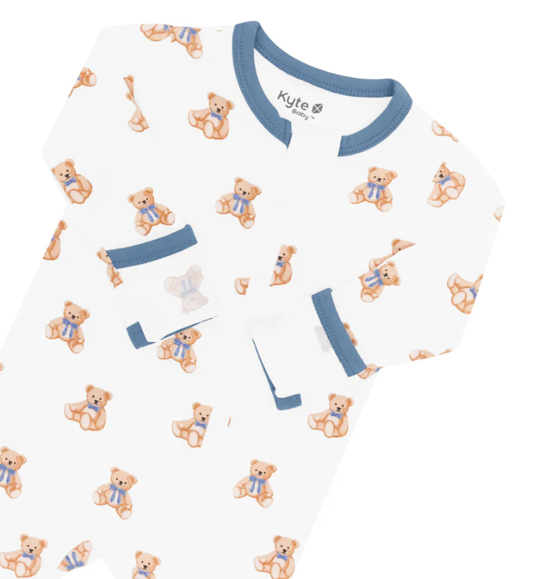 Footie w/Zip | Teddy Bear