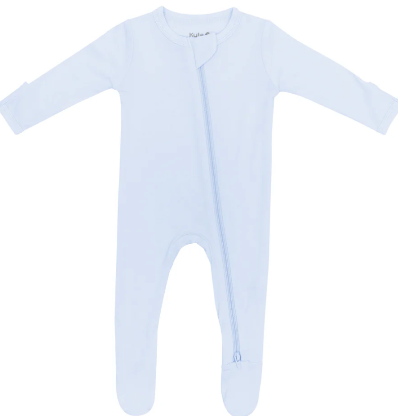 Footie w/Zip | Mist